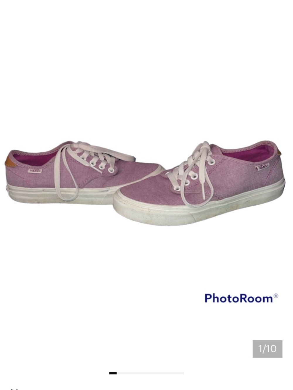 Vans Plum Purple Heather Canvas Sneakers - Size 6.5
